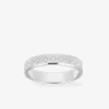 Alliance or blanc 375 ‰ fantaisie - Mariage