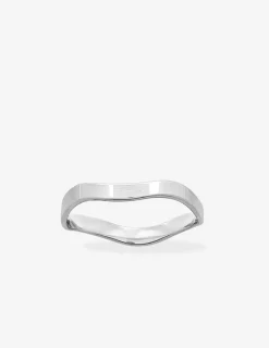 Alliance or blanc 375 ‰ fantaisie - Mariage