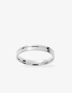 Alliance or blanc 375 ‰ fantaisie - Mariage