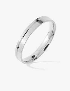 Alliance or blanc 375 ‰ fantaisie - Mariage