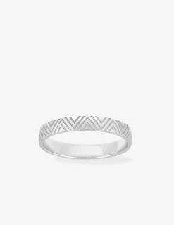 Alliance or blanc 375 ‰ fantaisie - Mariage