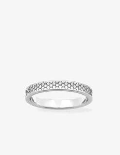 Alliance or blanc 375 ‰ fantaisie - Mariage