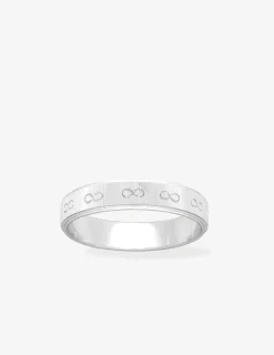 Alliance or blanc 375 ‰ fantaisie - Mariage