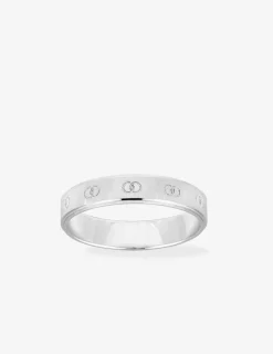 Alliance or blanc 375 ‰ fantaisie - Mariage