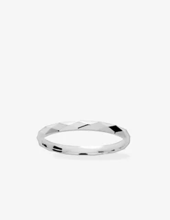 Alliance or blanc 375 ‰ fantaisie - Mariage