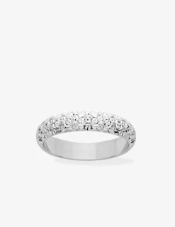Alliance or blanc 375 ‰ fantaisie - Mariage
