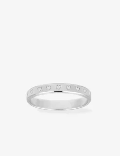 Alliance or blanc 375 ‰ fantaisie - Mariage