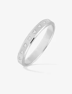 Alliance or blanc 375 ‰ fantaisie - Mariage