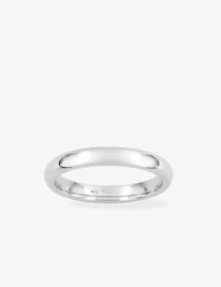 Alliance or blanc 375 ‰ jonc parisien 3 mm - Mariage