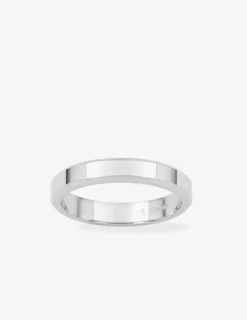 Alliance or blanc 375 ‰ ruban - Mariage