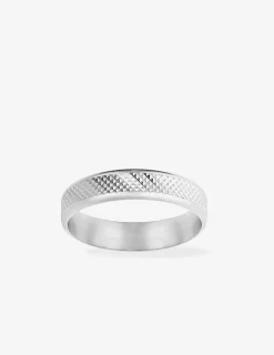 Alliance or blanc 750 ‰ texture picots - Mariage