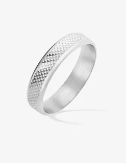 Alliance or blanc 750 ‰ texture picots - Mariage