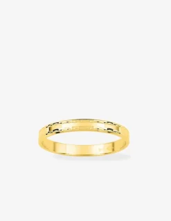 Alliance or jaune 375 ‰ anémone - Mariage