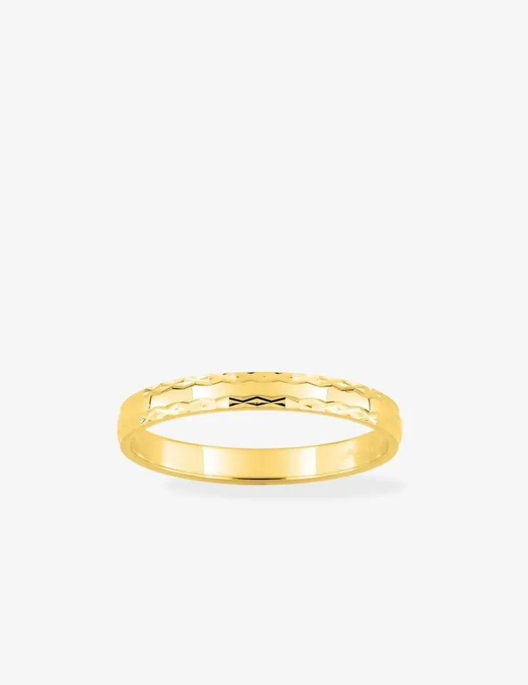 Alliance or jaune 750 ‰ classique - Mariage