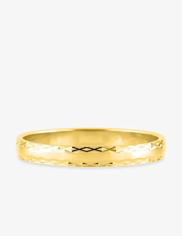 Alliance or jaune 750 ‰ classique - Mariage