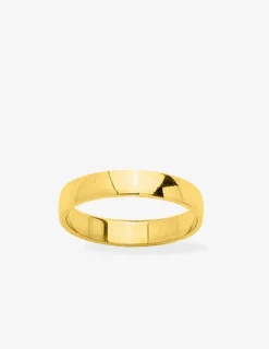 Alliance or jaune 375 ‰ demi-bombée 3,5 mm - Mariage