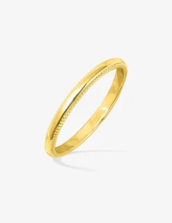 Alliance or jaune 750 ‰ diamantée - Mariage