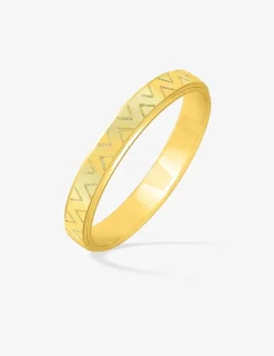 Alliance or jaune 375 ‰ fantaisie - Mariage