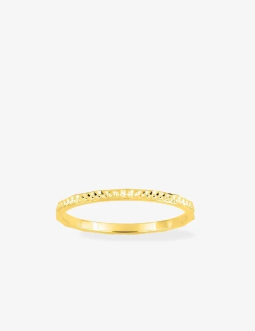Alliance or jaune 375 ‰ fantaisie - Mariage