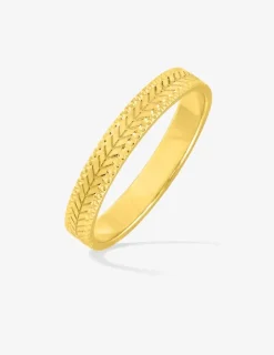 Alliance or jaune 375 ‰ fantaisie - Mariage