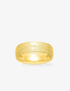Alliance or jaune 750 ‰ fantaisie - Mariage