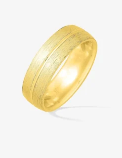 Alliance or jaune 750 ‰ fantaisie - Mariage