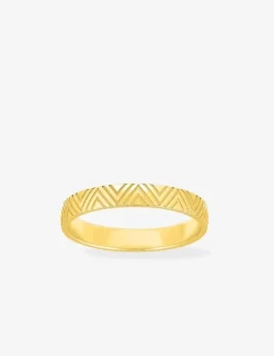 Alliance or jaune 375 ‰ fantaisie - Mariage
