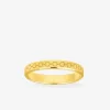 Alliance or jaune 375 ‰ fantaisie - Mariage
