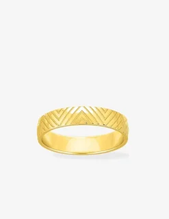 Alliance or jaune 375 ‰ fantaisie - Mariage