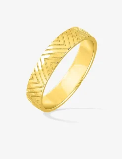 Alliance or jaune 375 ‰ fantaisie - Mariage