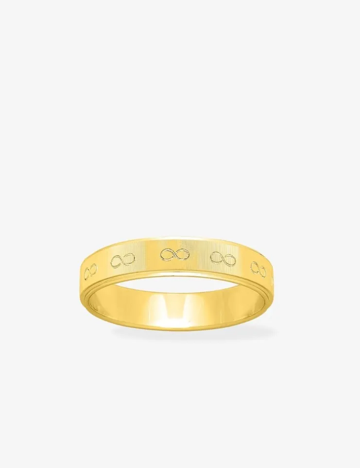 Alliance or jaune 375 ‰ fantaisie - Mariage