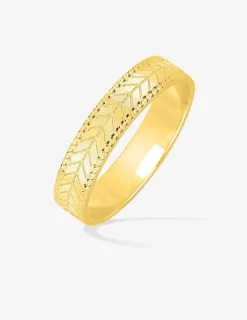 Alliance or jaune 375 ‰ fantaisie - Mariage