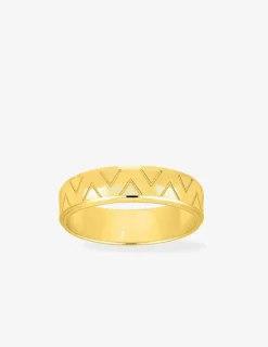 Alliance or jaune 375 ‰ fantaisie - Mariage