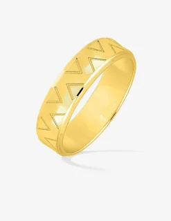Alliance or jaune 375 ‰ fantaisie - Mariage