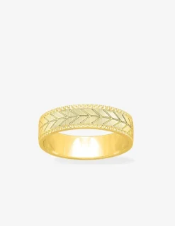 Alliance or jaune 375 ‰ fantaisie - Mariage