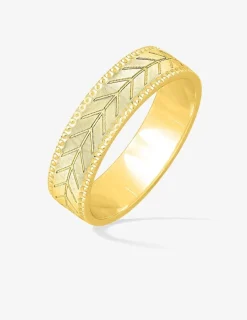 Alliance or jaune 375 ‰ fantaisie - Mariage