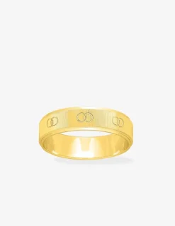 Alliance or jaune 375 ‰ fantaisie - Mariage