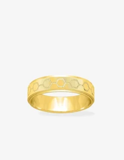 Alliance or jaune 375 ‰ fantaisie - Mariage