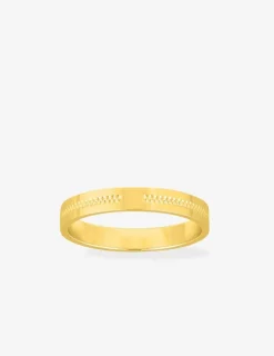 Alliance or jaune 375 ‰ fantaisie - Mariage