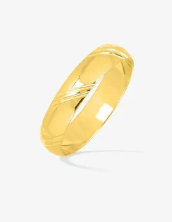 Alliance or jaune 375 ‰ jasmin - Mariage