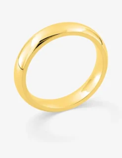 Alliance or jaune 375 ‰ jonc parisien 4 mm - Mariage