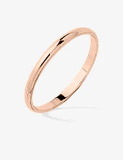 Alliance or rose 750 ‰ demi-jonc 1.5 mm - Mariage