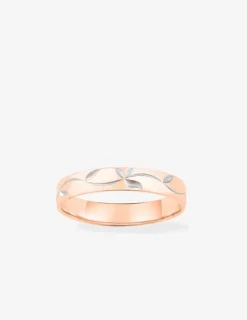 Alliance or rose 750 ‰ fantaisie - Mariage