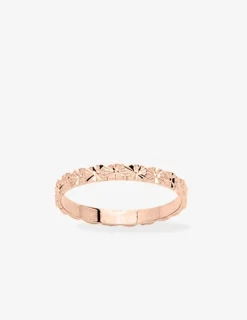 Alliance or rose 375 ‰ fantaisie - Mariage