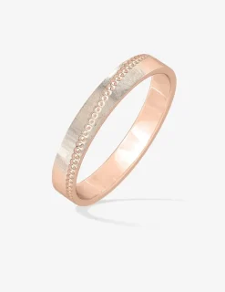 Alliance or rose 375 ‰ fantaisie - Mariage