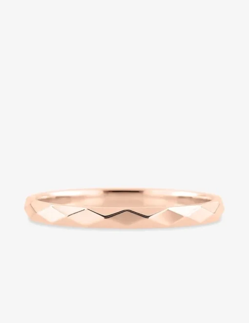 Alliance or rose 375 ‰ fantaisie - Mariage