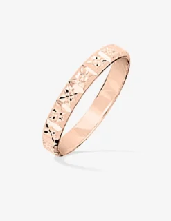Alliance or rose 375 ‰ fantaisie - Mariage