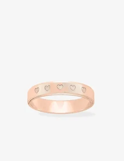 Alliance or rose 375 ‰ fantaisie - Mariage