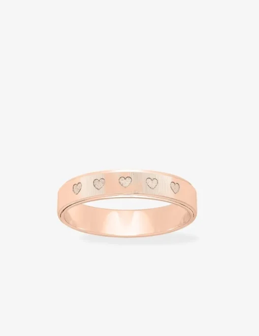 Alliance or rose 375 ‰ fantaisie - Mariage