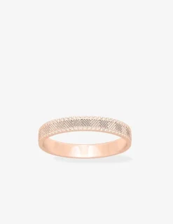 Alliance or rose 375 ‰ fantaisie - Mariage